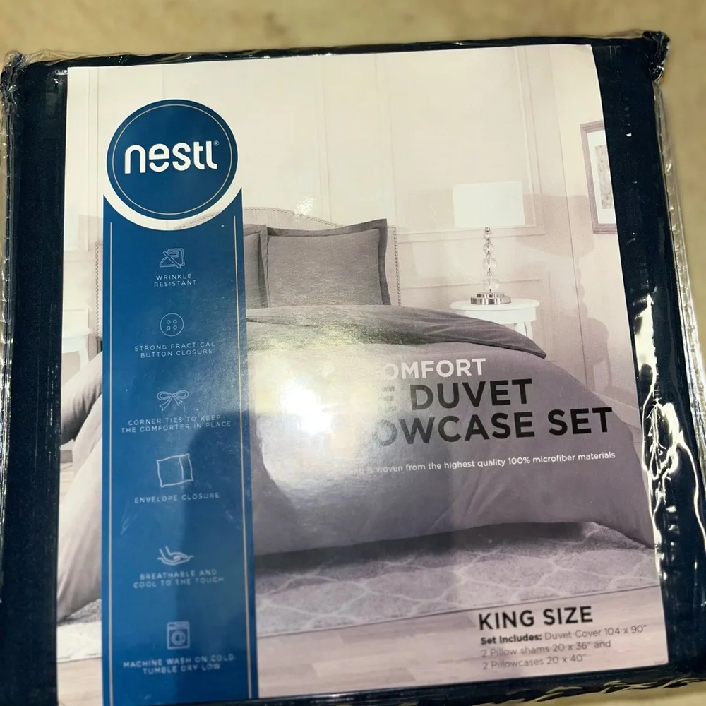 King Size 5 Piece Duvet Set